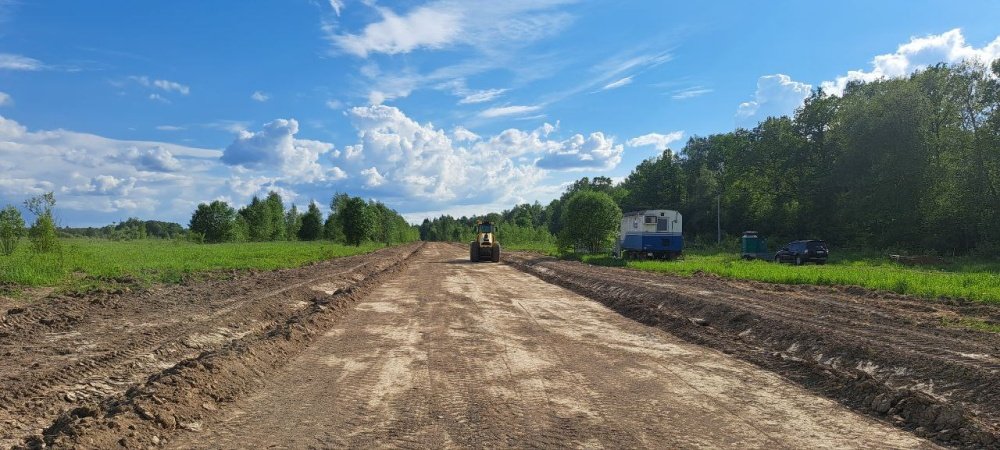 Новости о посёлке Во второй очереди поселка начали строить дороги