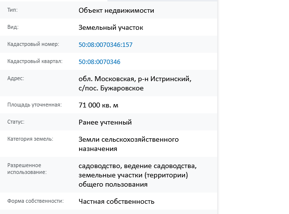 Скрин ЕГРН Онлайн