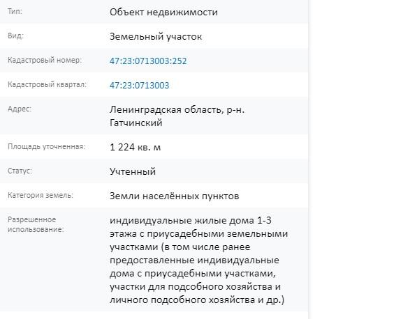 Скрин ЕГРН Онлайн