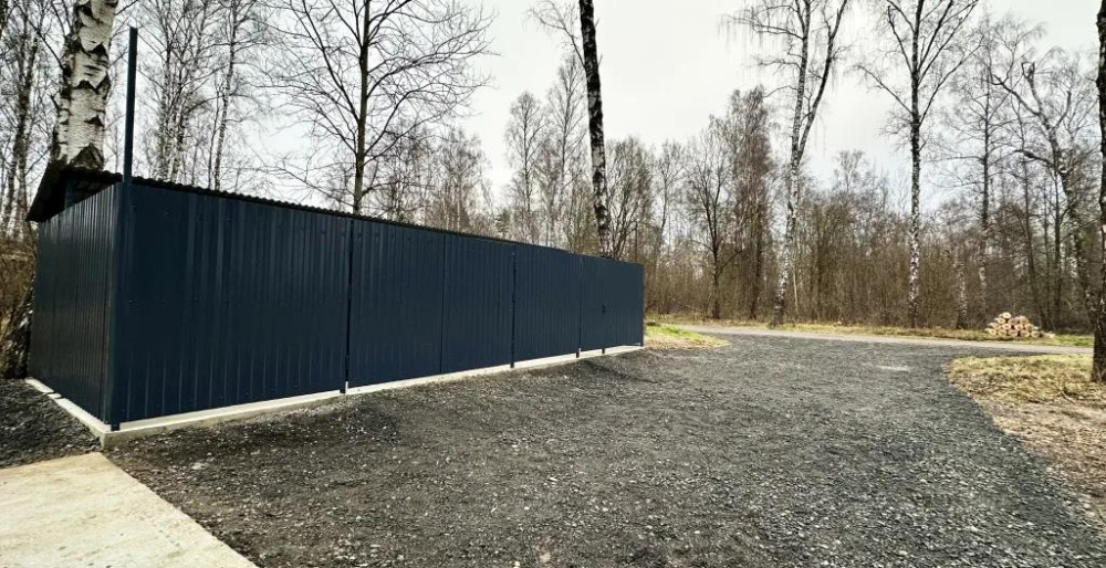Новости о посёлке В поселке смонтирована площадка для сбора ТБО